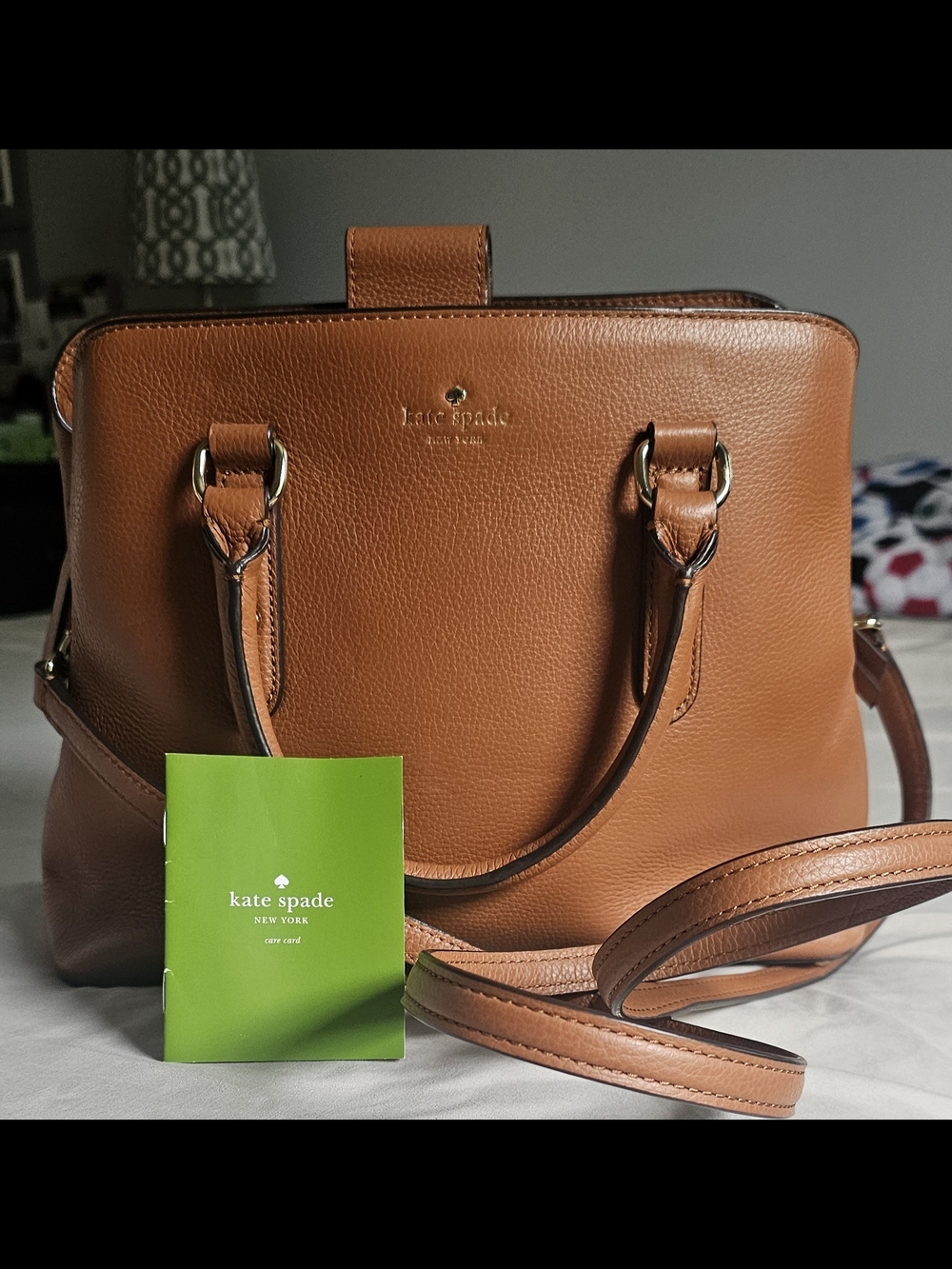 kate spade Tan Leather Satchel
